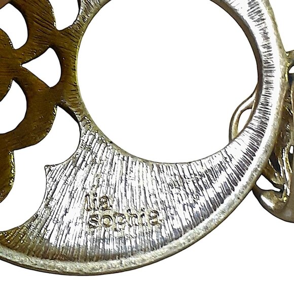 Lia Sophia 'Veranda' Matte Gold Mother of Pearl Slide Pendant ONLY - Picture 3 of 4